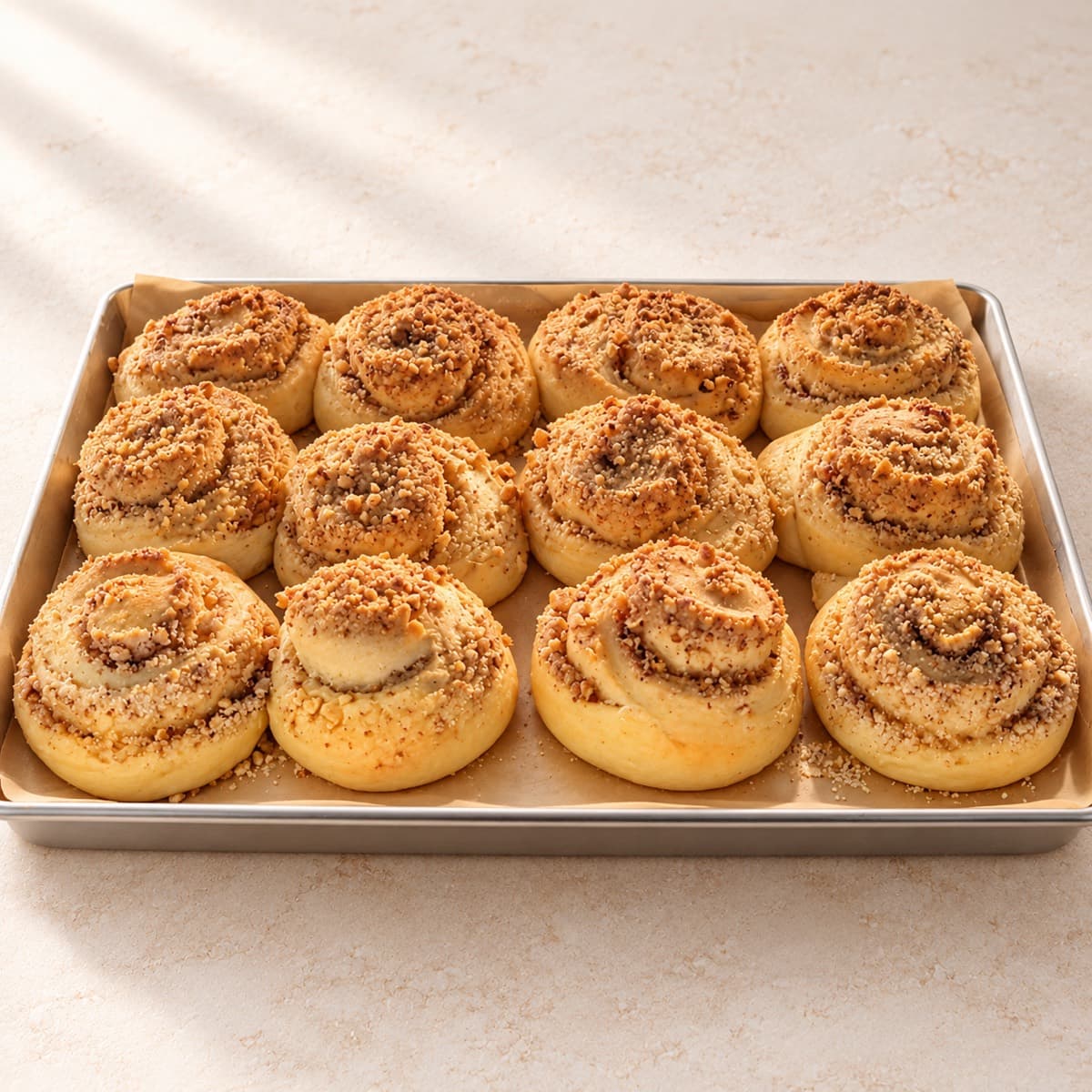 Girelle alla cannella con crumble, foto 1 di 2