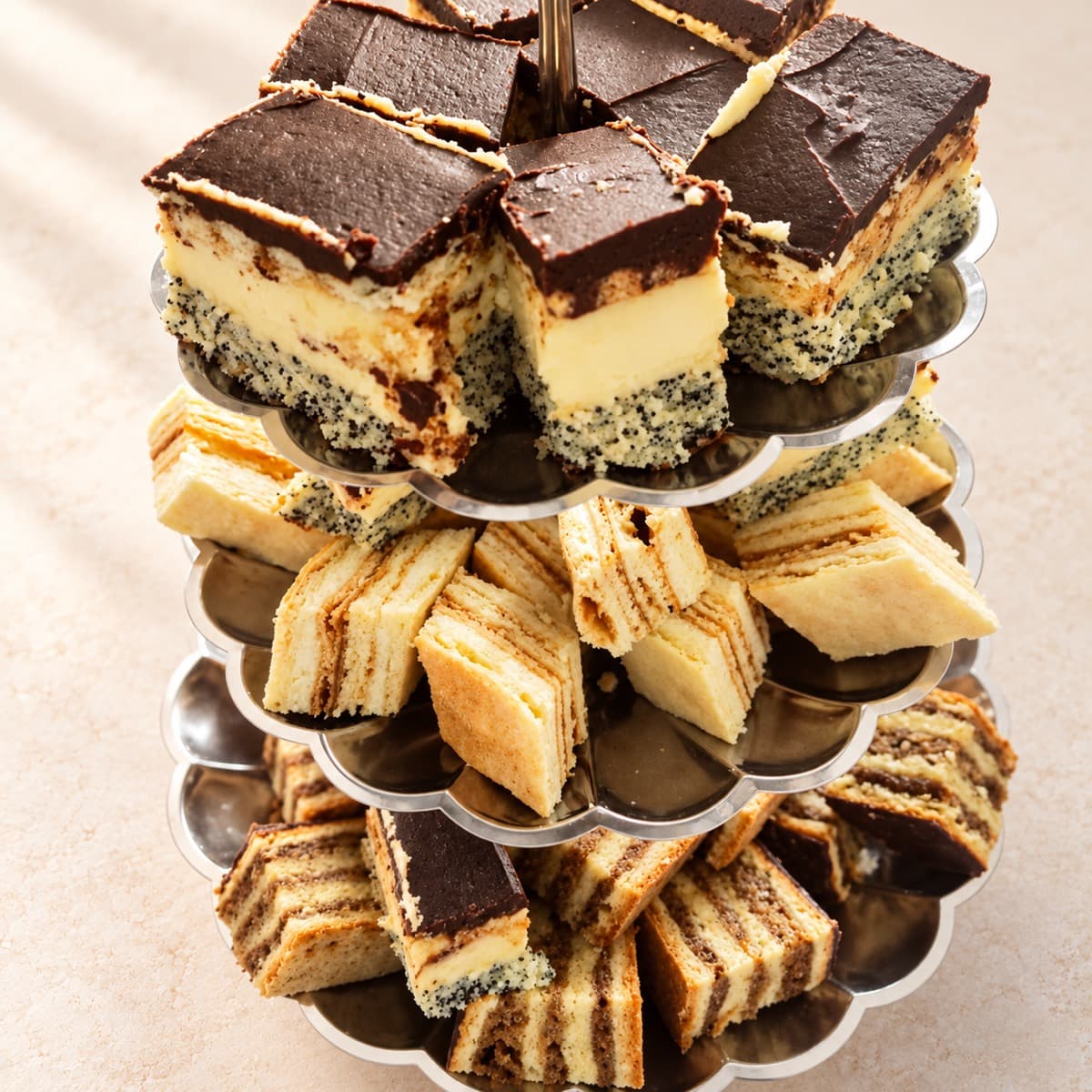 Little Layered Cake Squares