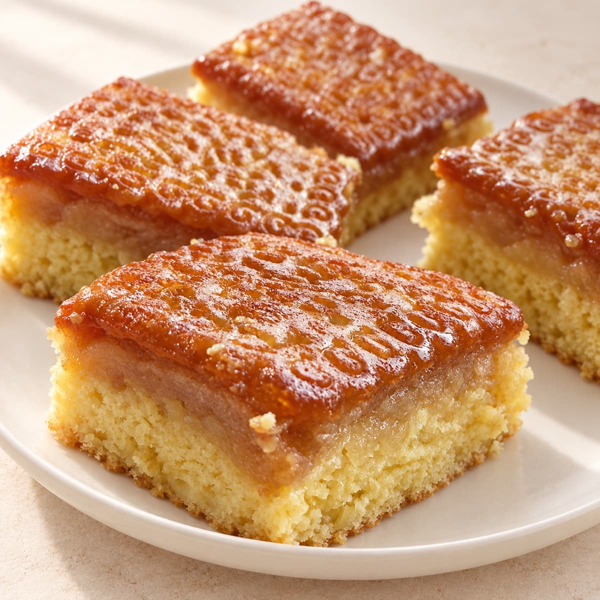Pătrățele de fructe caramelizate, fotografia 1 din 3