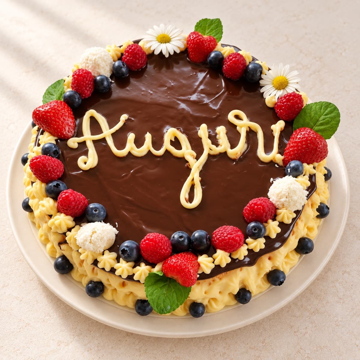 Torta Auguri, foto 1 di 2