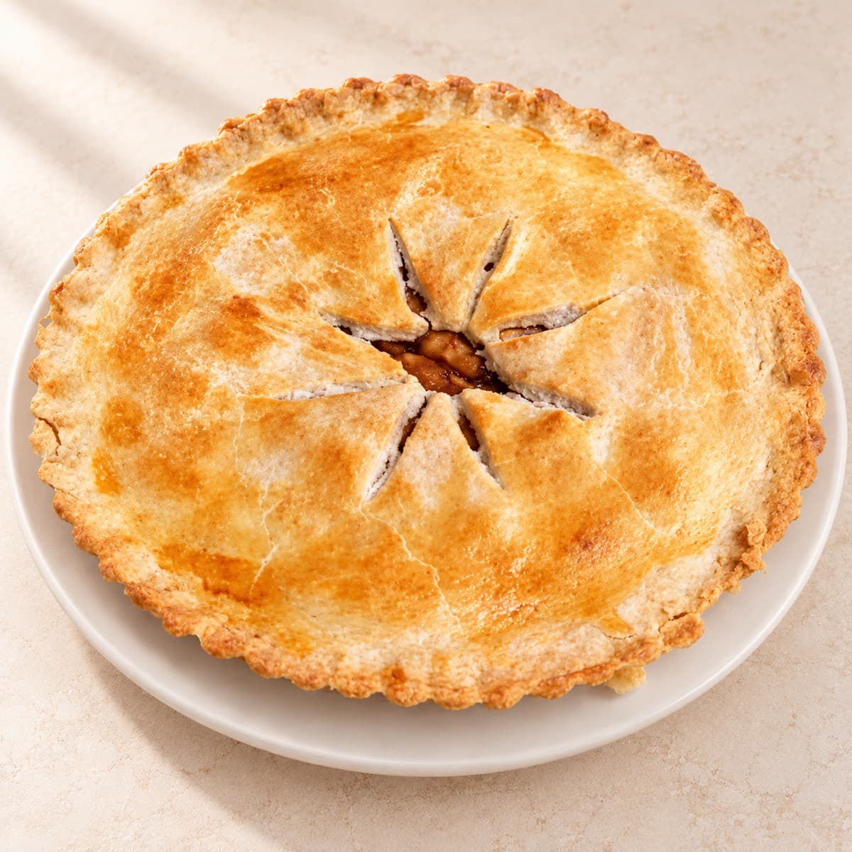 Pie alle noci con stella