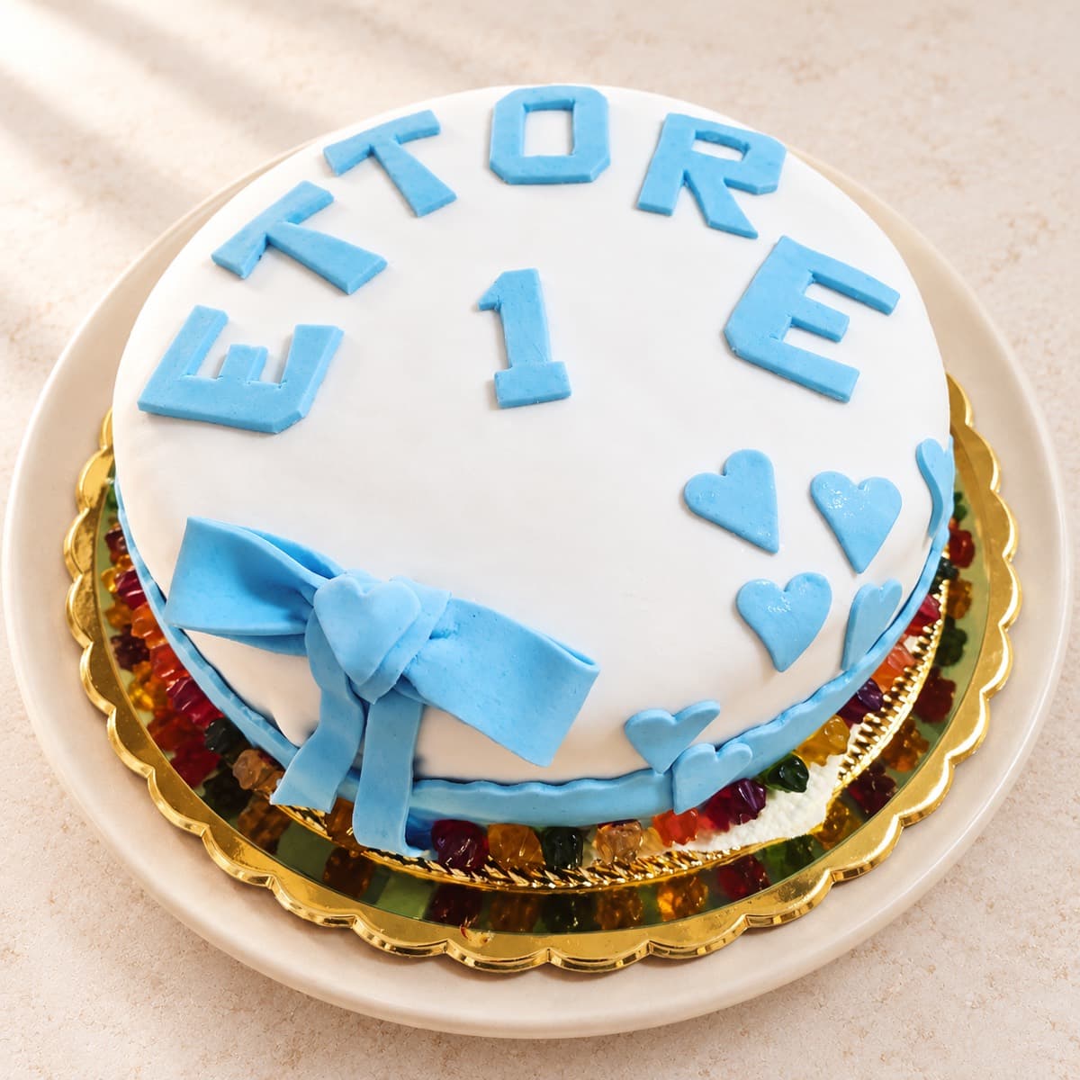 Ettore First Birthday Cake